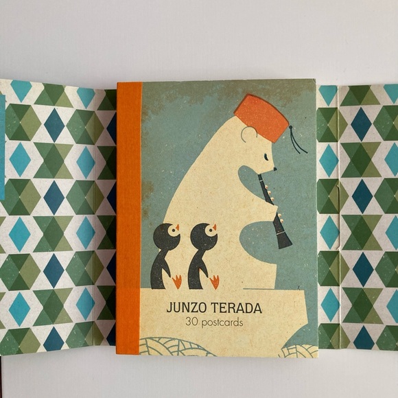 Junzo Terada “Happy Animal Time” postcard book - Picture 6 of 6